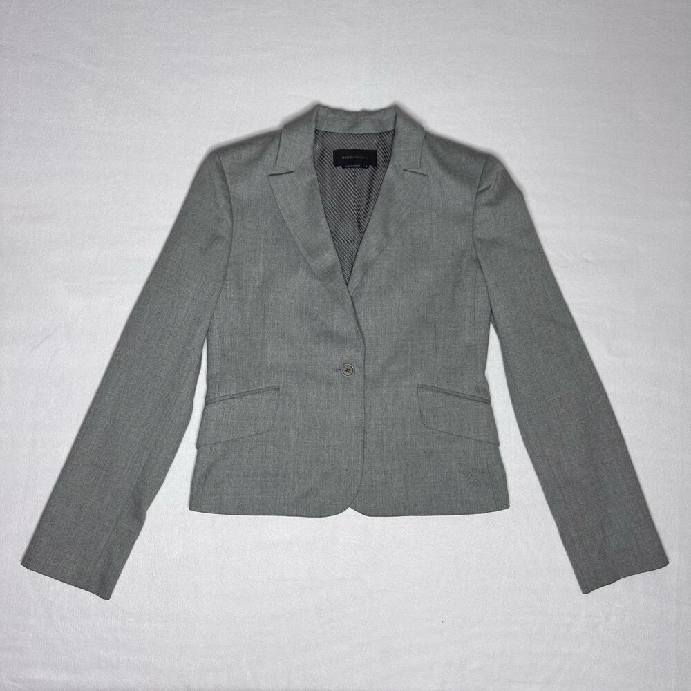 Grey BCBG Maxazria 1 Button Blazer